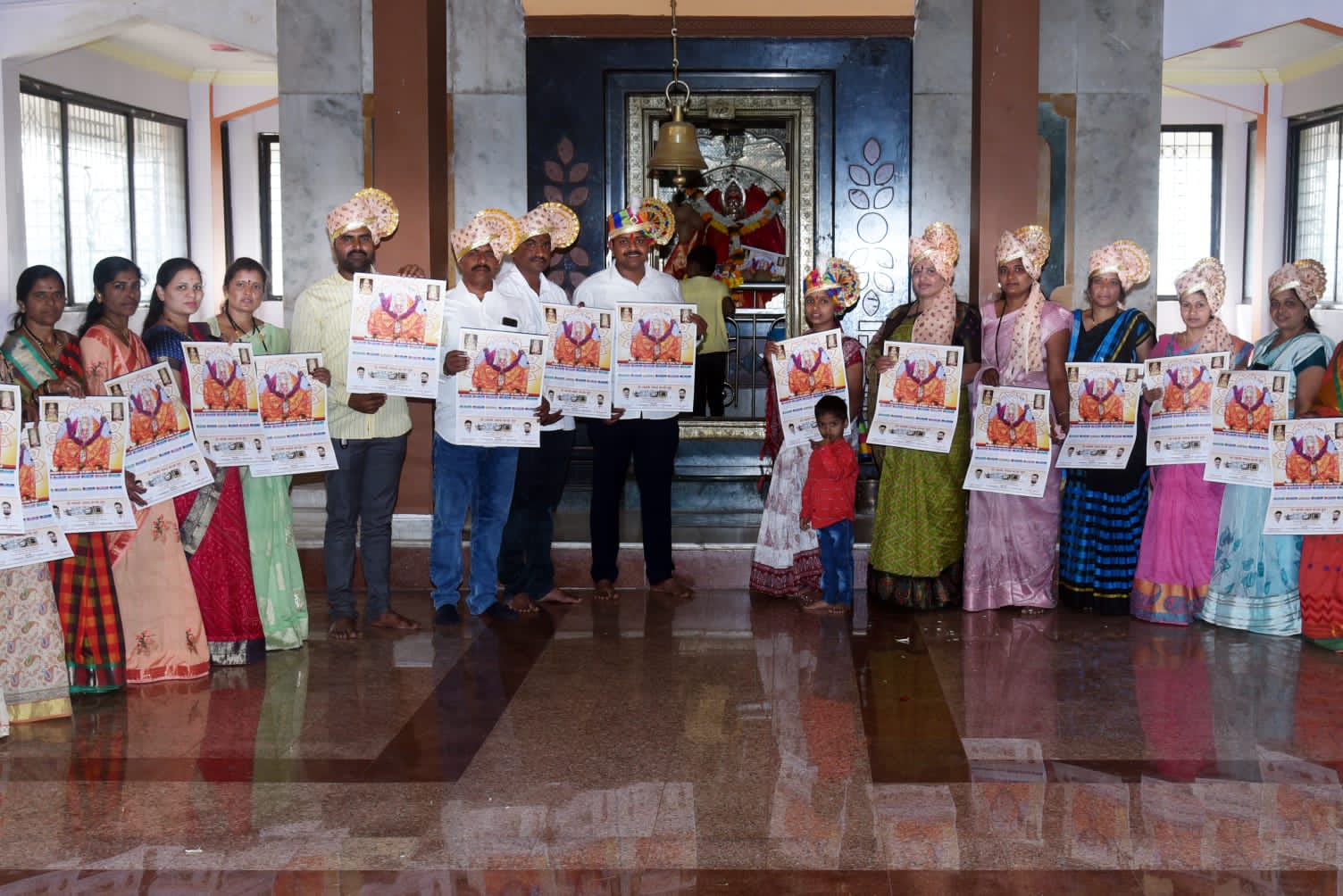 ग्रामदैवत  कडजाईमाता दिनदर्शिकाचे उत्साहात प्रकाशन सोहळा संपन्न